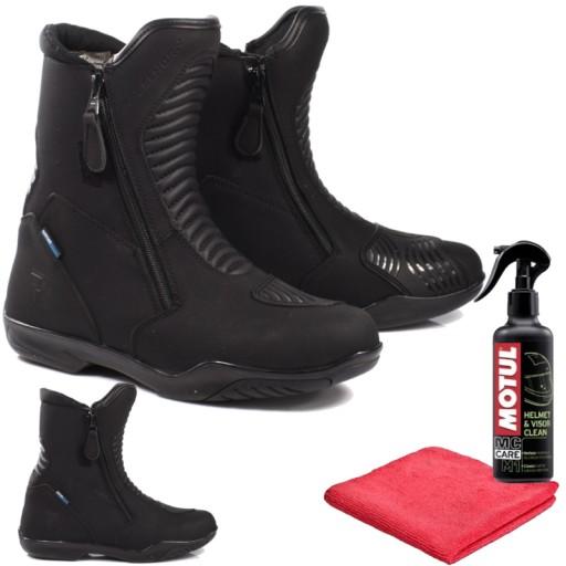 Черевики мотоциклетні Rebelhorn Rio Black Matt 46