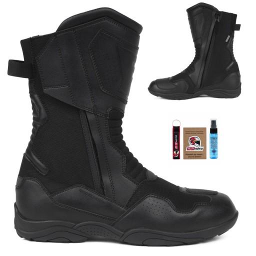 Туристичні мотоциклетні черевики REBELHORN COMPASS AIR BLACK БЕЗКОШТОВНО