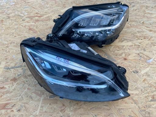 Характеристики передних подъемных фонарей C-класса w205