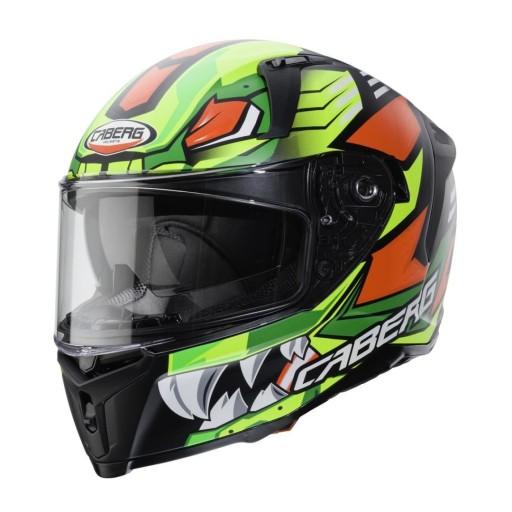 ШОЛОМ CABERG INTEGRAL AVALON GIGA BLACK MAT/YELLOW FLUO/RED FLUO РОЗМІР L