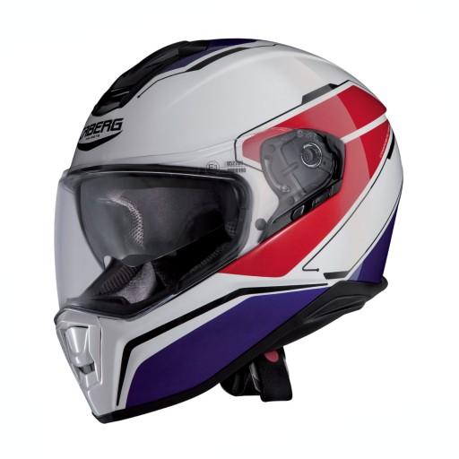 CABERG INTEGRAL ШОЛОМ ЗІ ЗМІШАНОЮ МОДЕЛЮ DRIFT TOUR WHITE/BLUE/RED XXL