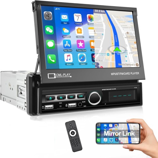 CAMECHO Автомагнітола Великий 7