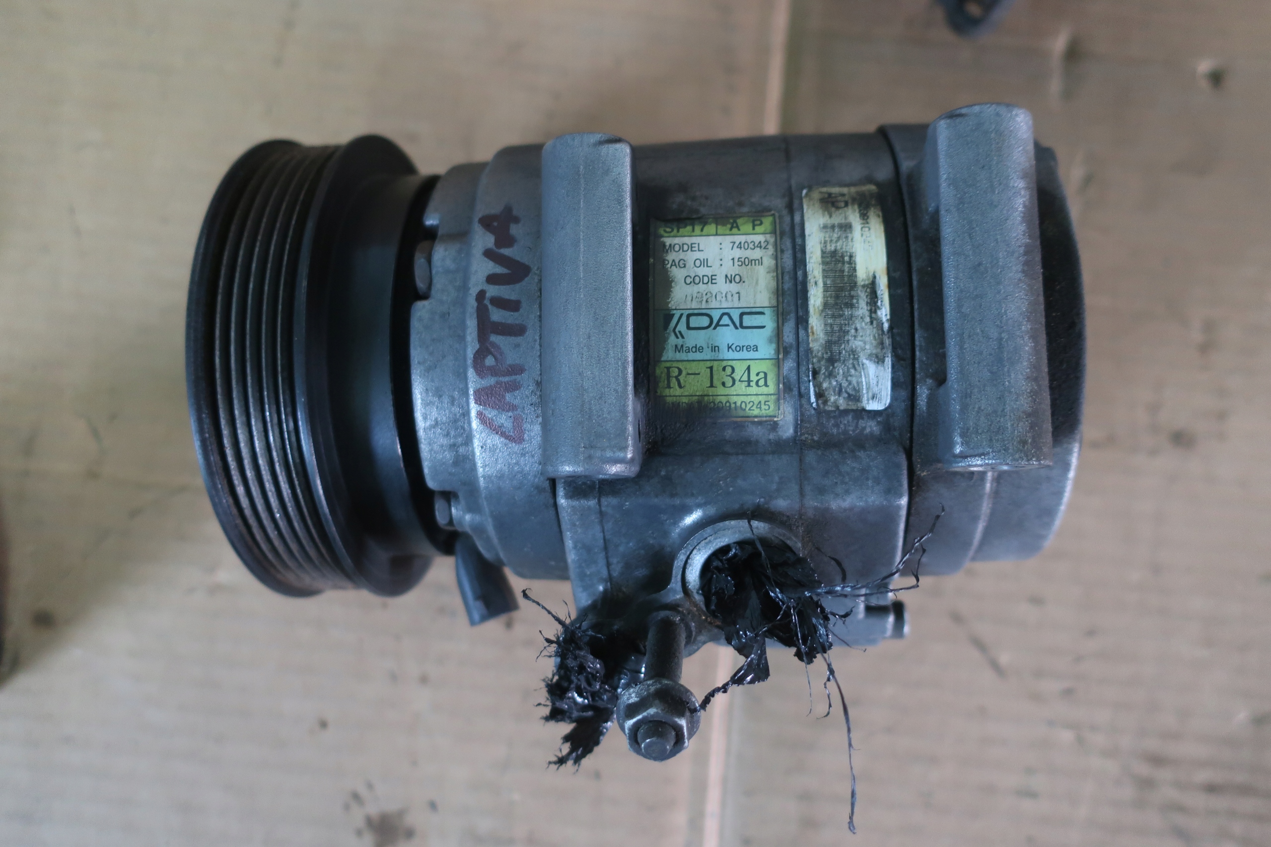 20910245 2.0 - КОМПРЕСОР КОНДИЦІОНЕРА CAPTIVA ANTARA 2.