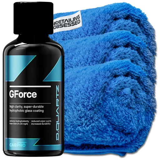 CARPRO DQUARTZ Gforce KIT 50 мл наноалмазное водовідштовхувальне покриття
