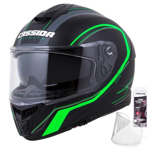 МОТОЦИКЛЬНЫЙ ШЛЕМ CASSIDA GT2 Fiber + PINLOCK XL