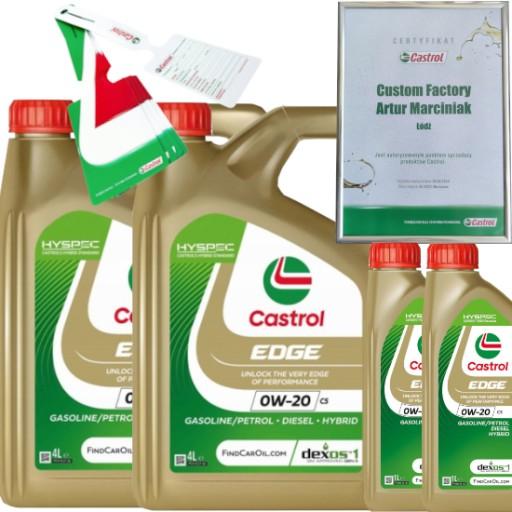 CASTROL EDGE 0W20 C5 10L DEXOS1 GEN 3 MB 229.71 STJLR.03.5006 + ПОДВЕСКА