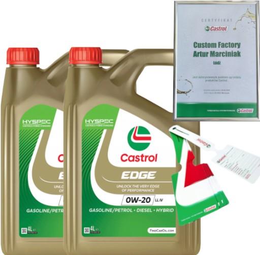 CASTROL EDGE 0W20 LL IV 8L VW 508 00/509 00 PORSCHE C20 + ПОДВЕСКА