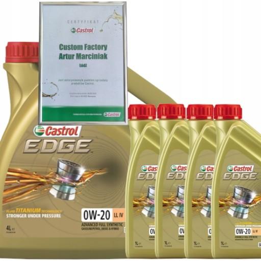 CASTROL EDGE 0W20 LL IV VW 508 00 / 509 00 8L