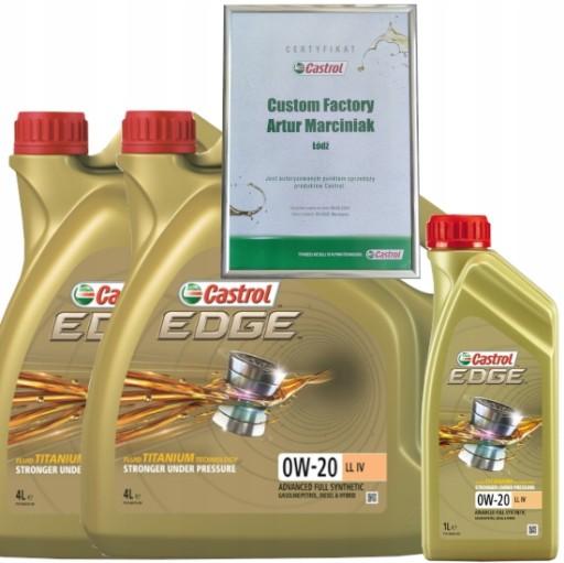 CASTROL EDGE 0W20 LL IV VW 508 00 / 509 00 9L