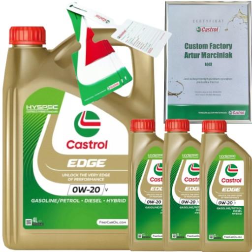 CASTROL EDGE 0W20 V 7L VOLVO VCC RBS0-2AE + ПОДВЕСКА