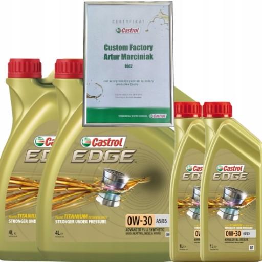 CASTROL EDGE 0W30 A1/B1 A5/B5 TITANIUM VOLVO 10л