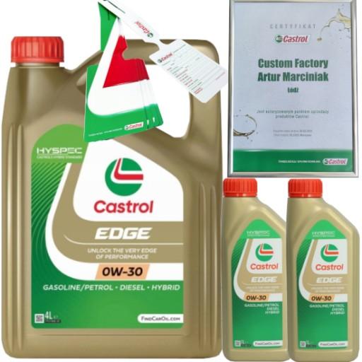 CASTROL EDGE 0W30 RN0700 / RN0710 BMW LL-04 MB 229.51 6L + ПІДВІСКА