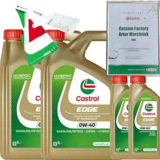CASTROL EDGE 0W40 10L RN0700 RN0710 BMW LL-04 MB 229.51 + ПОДВЕСКА