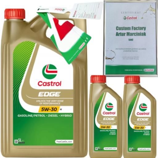 CASTROL EDGE 5W30 M 7L BMW LL-04 MB 229.31/ 229.51/ 229.52 + ПІДВІСКА