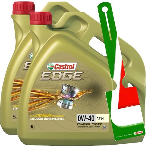 CASTROL EDGE TITANIUM FST 0W-40 A3/B4 8L ПОДВЕСНОЙ