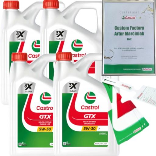 CASTROL GTX 5W30 C4 16L RENAULT RN 0720 MB 226.51 + ПОДВЕСКА