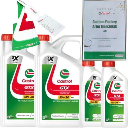 CASTROL GTX 5W30 RN17 12л RENAULT МОТОРНОЕ МАСЛО + ПОДВЕСКА