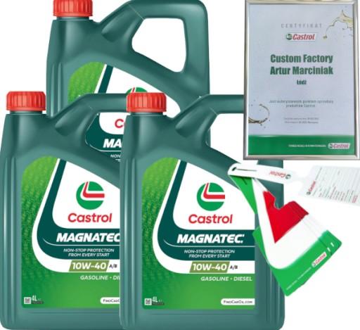 CASTROL MAGNATEC 10W40 A/B 12L VW 501 01 / 505 00 + ПІДВІСКА