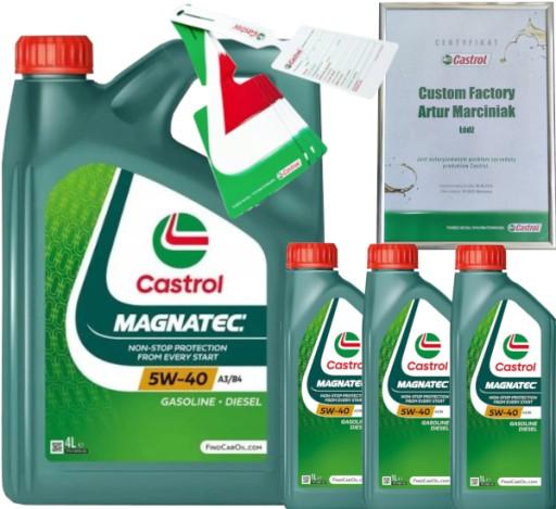 CASTROL MAGNATEC 5W40 A3/B4 7L VW 502 00/ 505 00 RN0700 RN0710 + ПОДВЕСКА