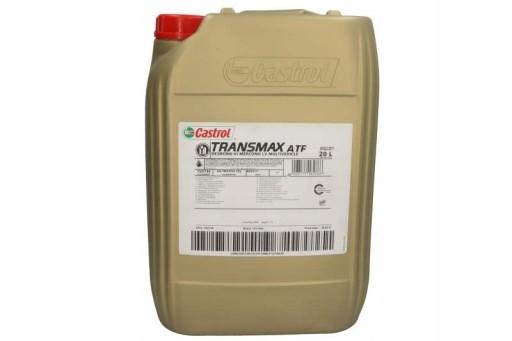 CASTROL TRANSMAX ATF DEXRON-VI MERCON LV MULTIVEHICLE 20L.