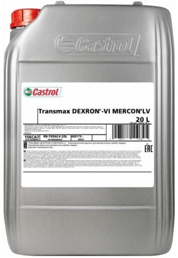 CASTROL TRANSMAX ATF DEXRON-VI MERCON LV MULTIVEHICLE - 20л