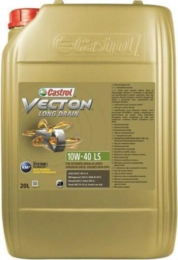 CASTROL VECTON LONG DRAIN LS 10W40 E6/E9 20л.
