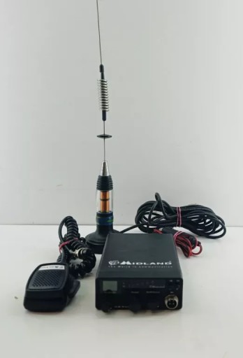 CB RADIO MIDLAND ALAN 109 + CB PRESIDENT ANTENNA