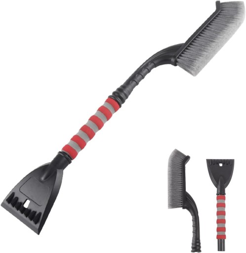 CE скребок для лобового скла автомобіля з щіткою, 66 см, ручка