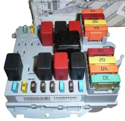 6500CP - CITROEN JUMPER FUSE БЛОК УПРАВЛЕНИЯ BSM Jumper 3 Модуль предохранителей