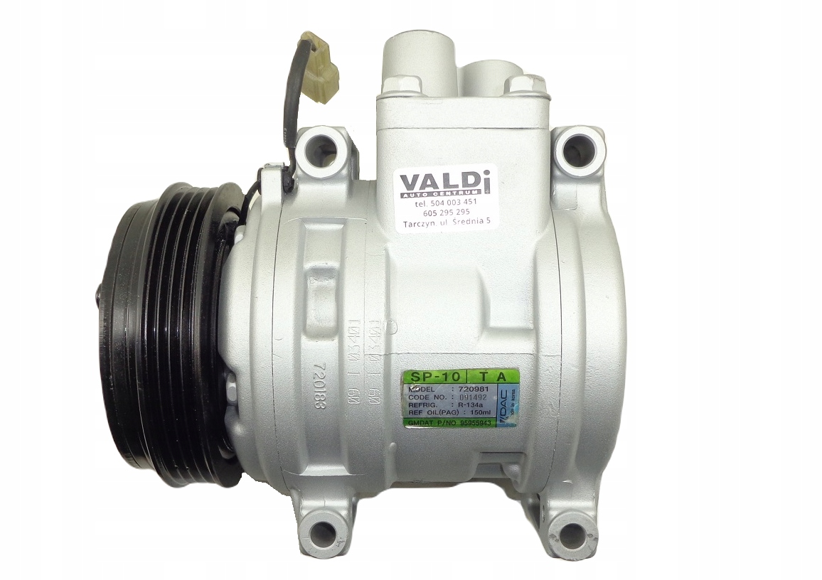 720981 - CHEVROLET AVEO KALOS 1.2 95955943 КОМПРЕССОР