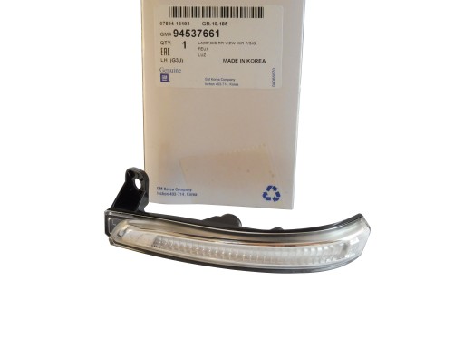 94537661 - CRUZE ІНДИКАТОР ДЗЕРКАЛА ЗАДНЬОГО ВИДУ ЛІВИЙ LED OE