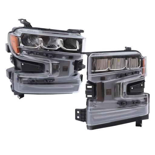 84621850 84621851 - CHEVROLET SILVERADO 1500 2019-2021 ФОНАРЬ ПЕРЕДНИЙ ЛЕВЫЙ + ПРАВЫЙ ПОЛНЫЙ КОМПЛЕКТ СВЕТОДИОДОВ