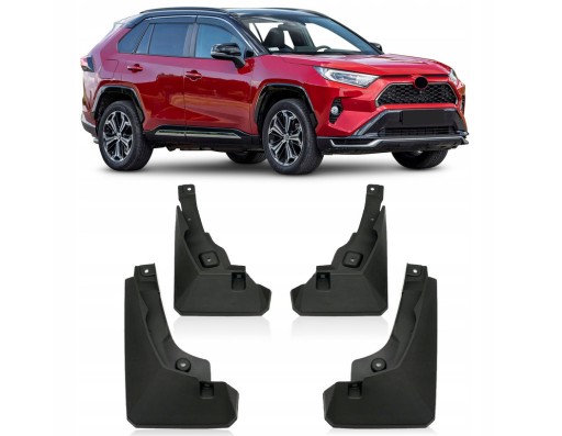 КОМПЛЕКТ ЗАСЛІНКІВ TOYOTA RAV4 V (XA50) 2019+ З ГВИНТАМИ КРЕПЛЕННЯ