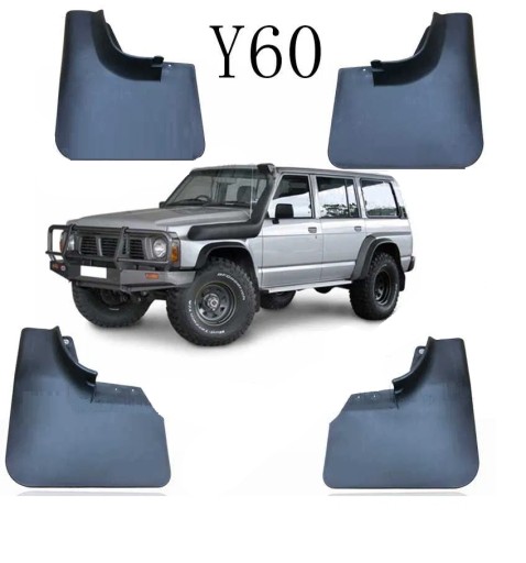 БРЫЗГОВИКИ В КОМПЛЕКТЕ ПОСВЯЩЕНЫ NISSAN PATROL Y60 для автомобиля ПРОЧНЫЙ ПЛАСТИК