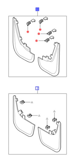 ПЕРЕДНІ КЛИНИ FORD FOCUS Mk2 FOCUS CABRIOLET OE