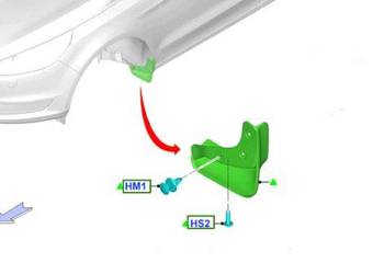 ПЕРЕДНИЕ БРЫЗГОВИКИ S-MAX / GALAXY 2015-