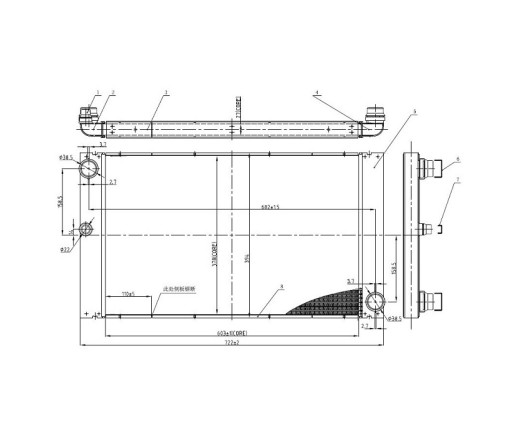 РАДІАТОР BMW 7 E65/E66 09/01- 17117795878
