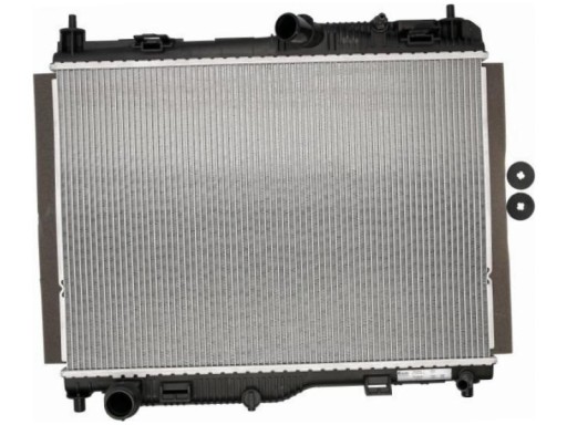 606661 - Радиатор ford ecosport 1.0 fiesta vii mk7 1.0
