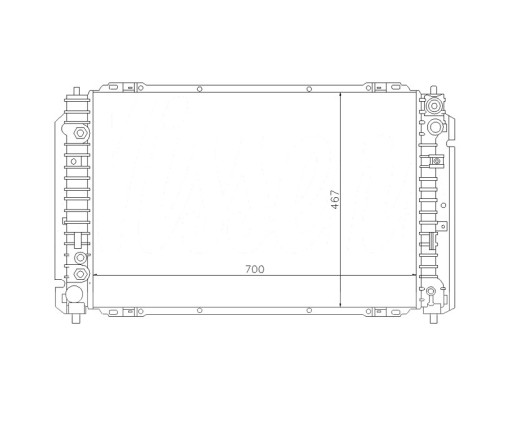 РАДИАТОР FORD ESCAPE 01- AJ0315200A НОВЫЙ