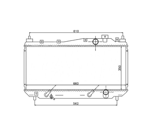 РАДИАТОР HONDA CIVIC 01- 19010PMMA52