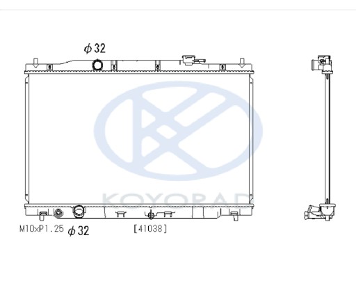 РАДІАТОР HONDA CR-V 12- 19010R6FG01