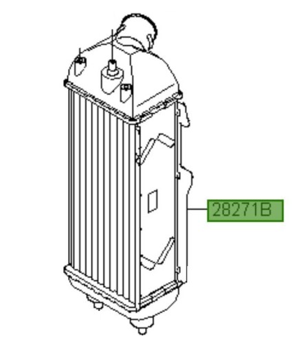 28271-2F450 - ИНТЕРКУЛЕР IX35 2009-2013 гг.