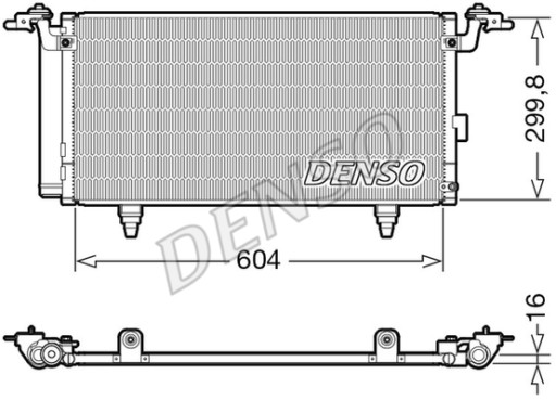 DCN36005 - РАДИАТОР КОНДИЦИОНЕРА DENSO DCN36005