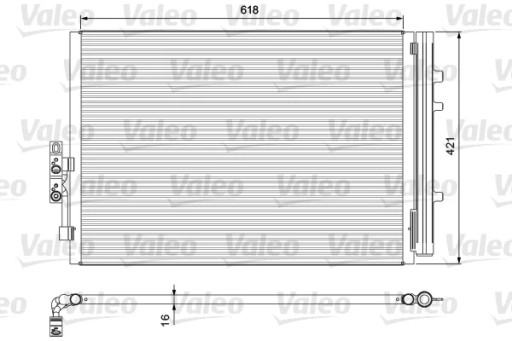 814387 - ОХЛАДИТЕЛЬ КОНДИЦИОНЕРА BMW X3 F25 (2010>) 814387 VALEO 814387