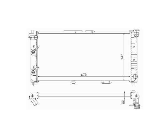 РАДИАТОР MAZDA 323 F 08.94- BPM915200