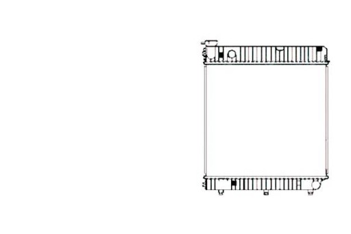 507665 - ВОДЯНОЙ РАДИАТОР MERCEDES 207-410 NRF