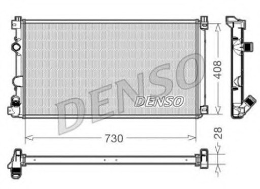 94VB8005HB - РАДИАТОР NISSAN INTERSTAR (02-) 1.9 dCi, 2.2 dCi