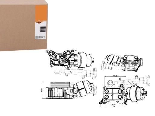 NRF31326(iMOTO) - МАСЛЯНЫЙ ОХЛАДИТЕЛЬ ALFA ROMEO MITO 1.3D 08- NRF