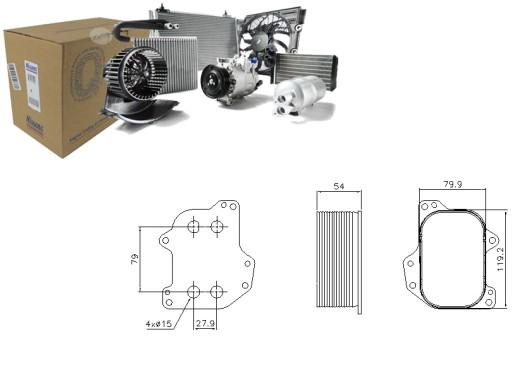 NIS90745(iMOTO) - МАСЛООХОЛОДЖУВАЧ AUDI A1 A3 Q2 Q3 TT SEAT ALHAMBRA