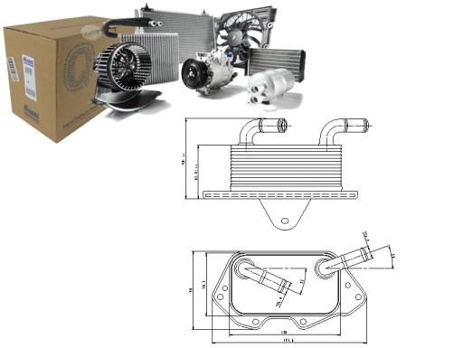 90662 - МАСЛООХОЛОДЖУВАЧ AUDI A4 A5 A6 A6 ALLROAD A7 A8 Q5